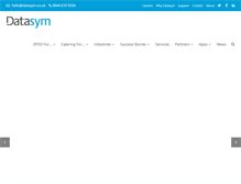 Tablet Screenshot of datasym.co.uk